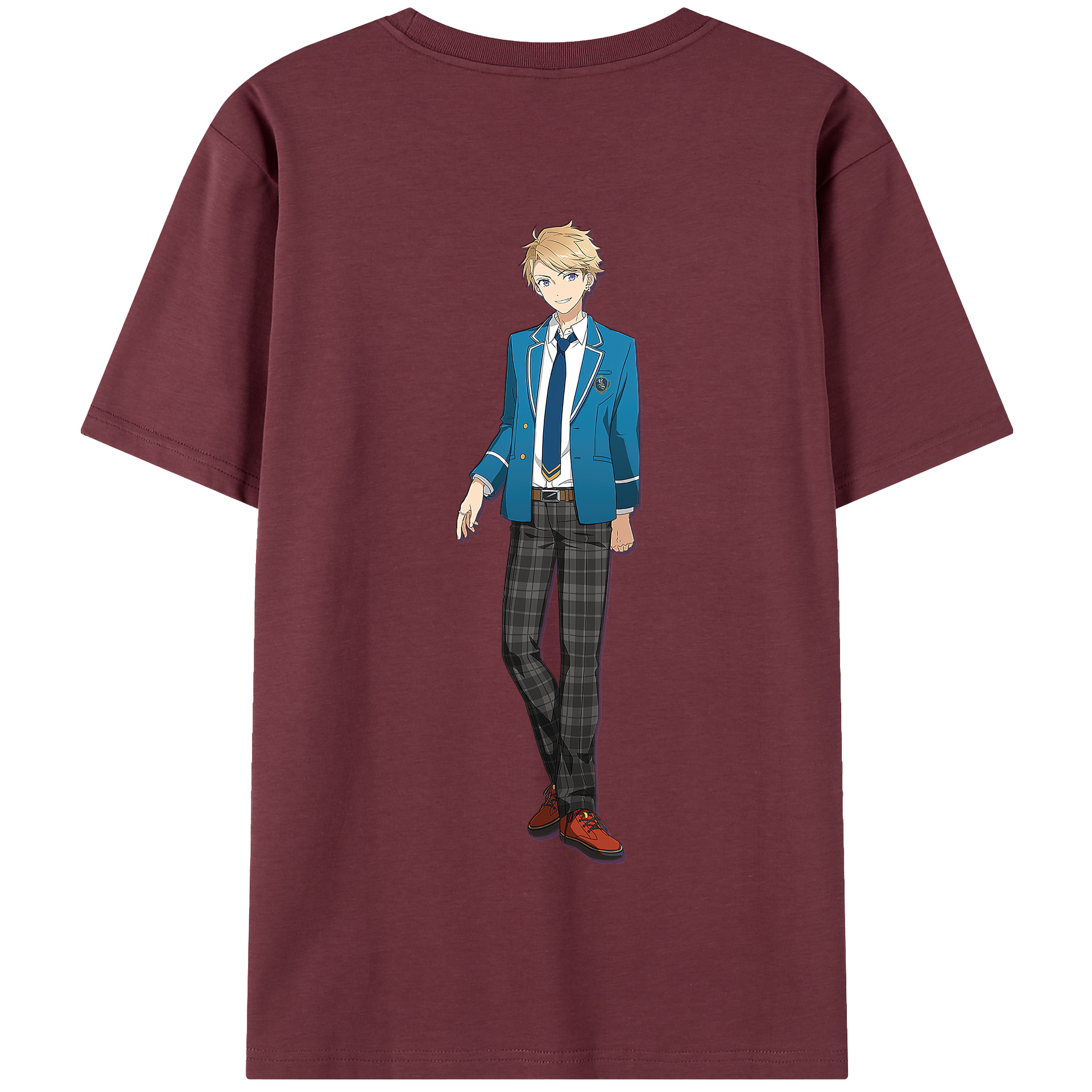 （画像用） あんさんぶるスターズ! Ensemble Stars 綿100％半袖Tシャツ（背面プリント）